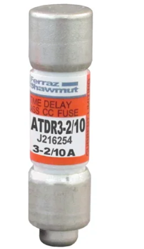 Ferraz Shawmut, Mersen ATDR3-2/10 Fuse | Amp-Trap 2000 ATDR 600V 3A