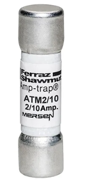 Mersen, Ferraz Shawmut ATM2/10 Fuse | Amp-Trap ATM 600V 2A