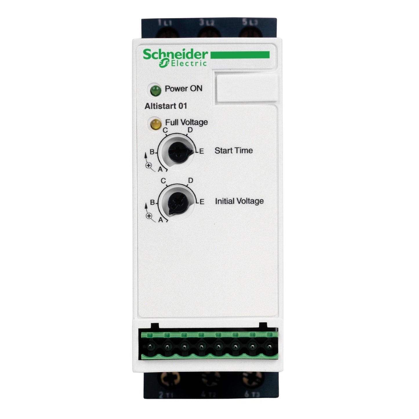 Schneider Electric ATS01N112FT Motor Starter 3 pole 3 phase 480V 12A Altistart 01