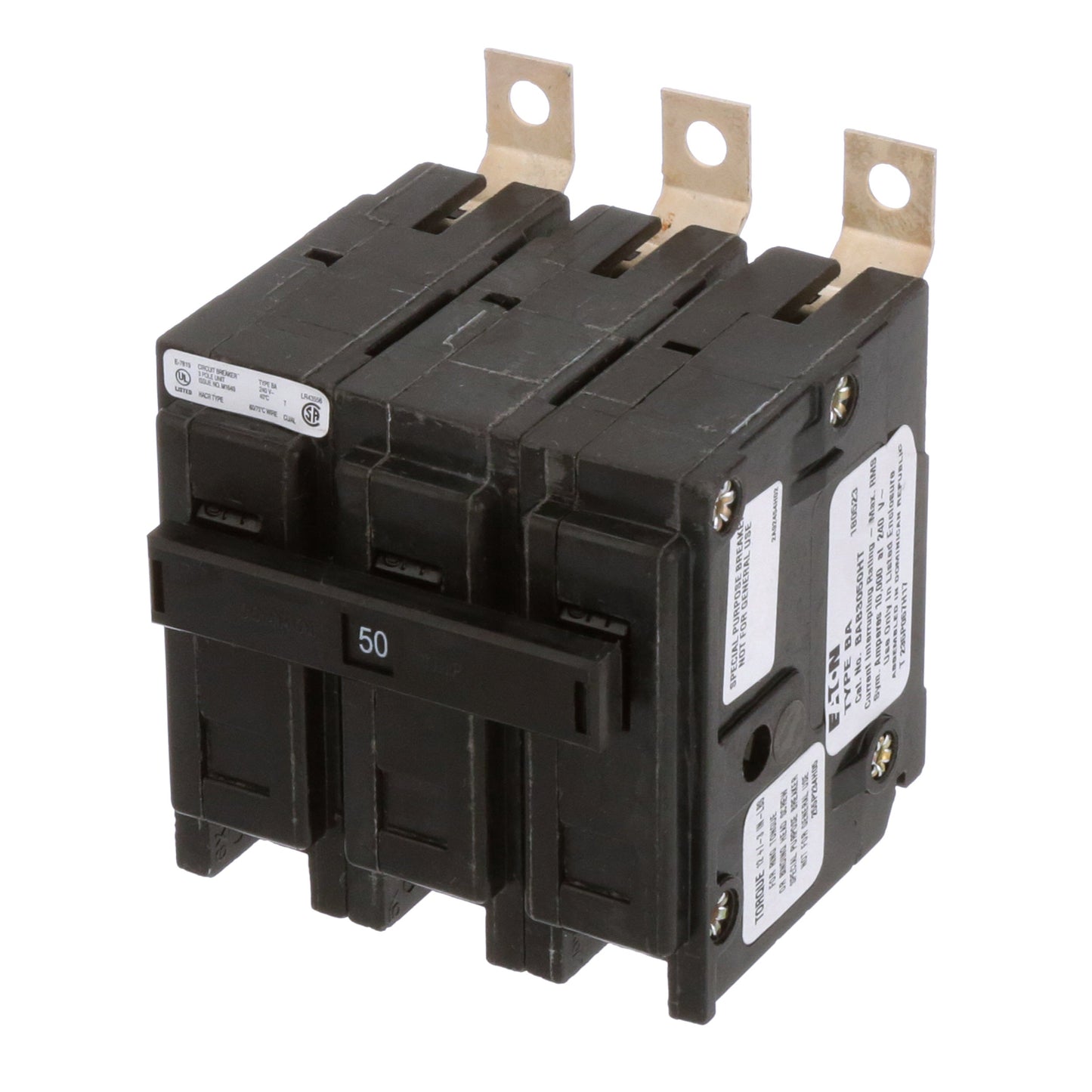 Eaton, Cutler Hammer, Westinghouse BAB3050HT Circuit Breaker | QUICKLAG BAB 240V 50A