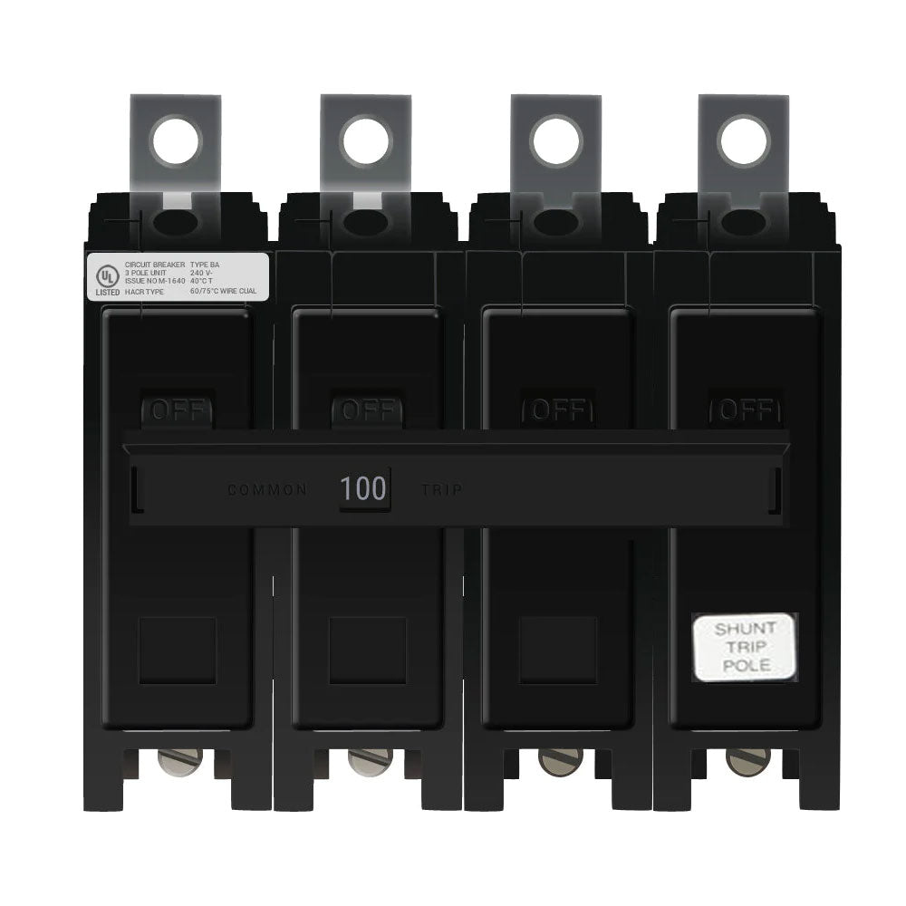 Cutler Hammer BAB3100HS Circuit Breaker | 240V 100A 3P 10kA@240V Bolt-On QUICKLAG