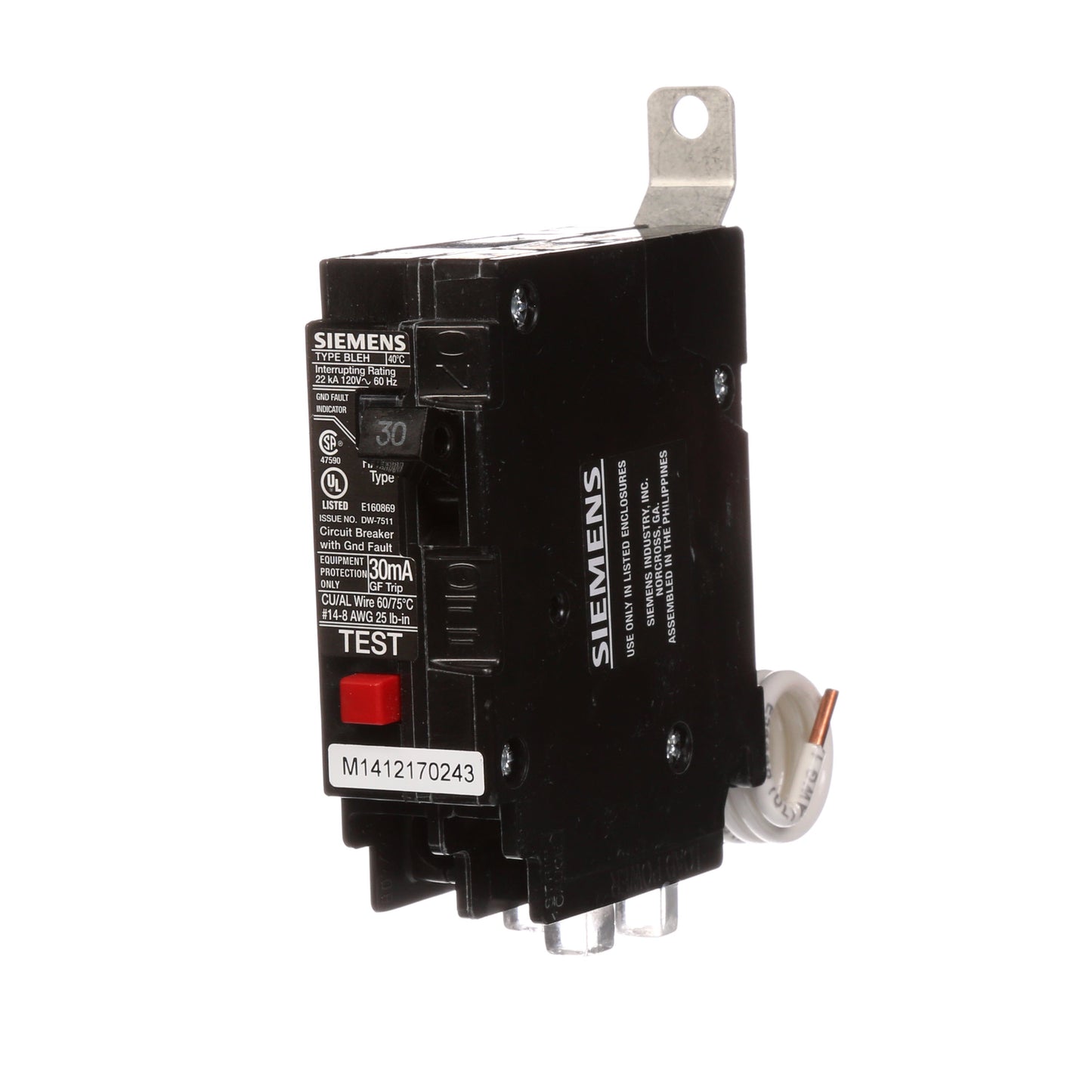 Siemens BE130H Circuit Breaker | BL Series BLEH 120V 30A