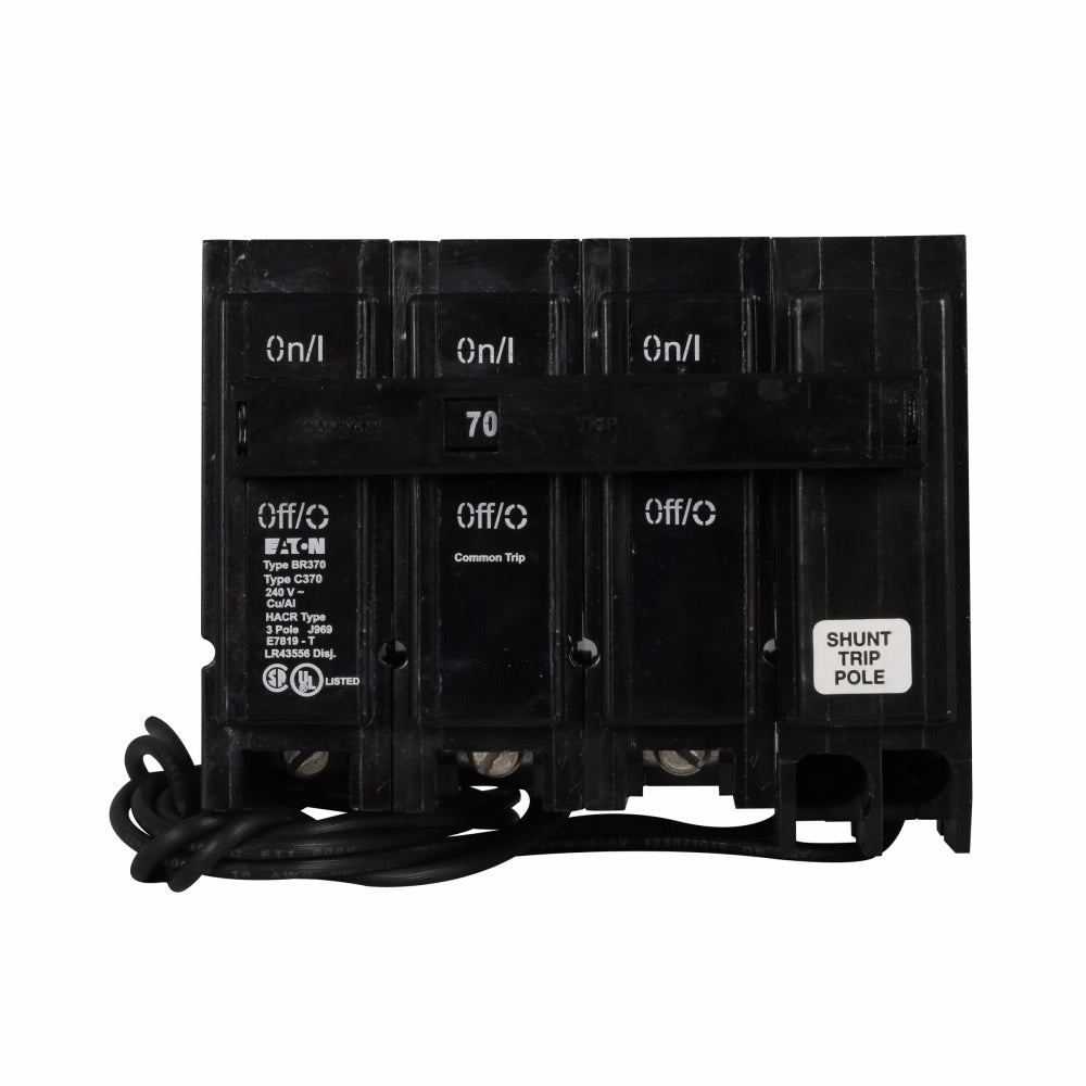 Cutler Hammer BR340ST Circuit Breaker | 240V 40A 3P 10kA@240V Plug-In BR Series