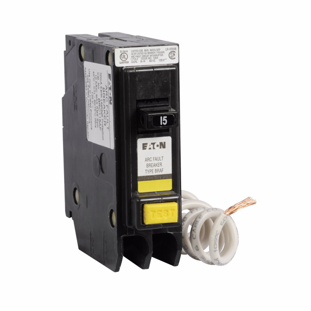 Eaton BRC115AF Circuit Breaker | 120V 15A 1P 10kA@120V Plug-In BR Series
