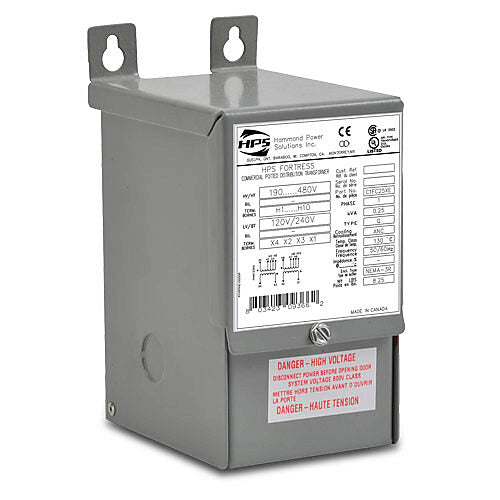 Hammond Power Solutions C1FC25XE Transformer | 250VA Single-Phase Type 3R