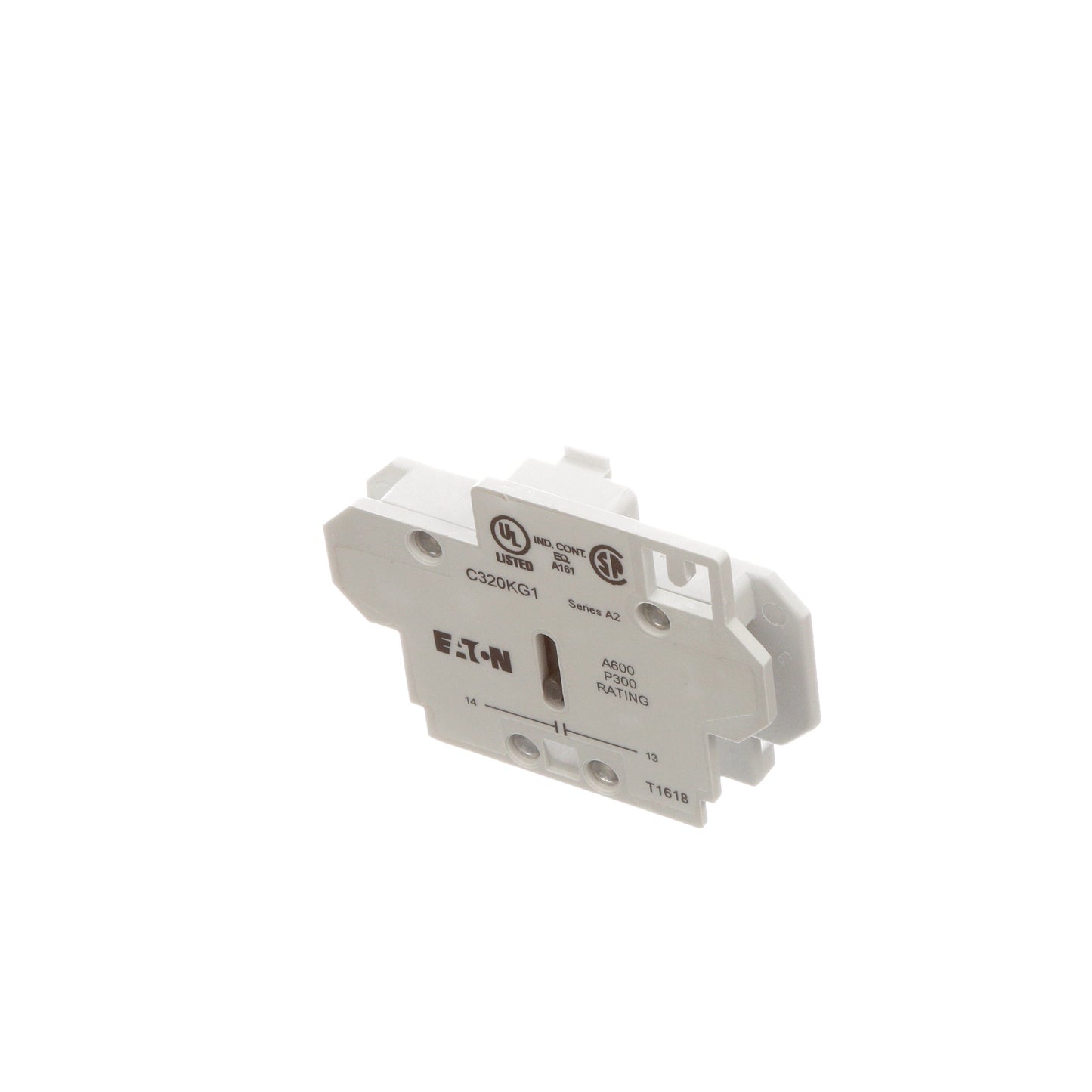 Cutler Hammer C320KG1 Contactor And Motor Starter Auxiliary | 600V AC 1NO Freedom Series