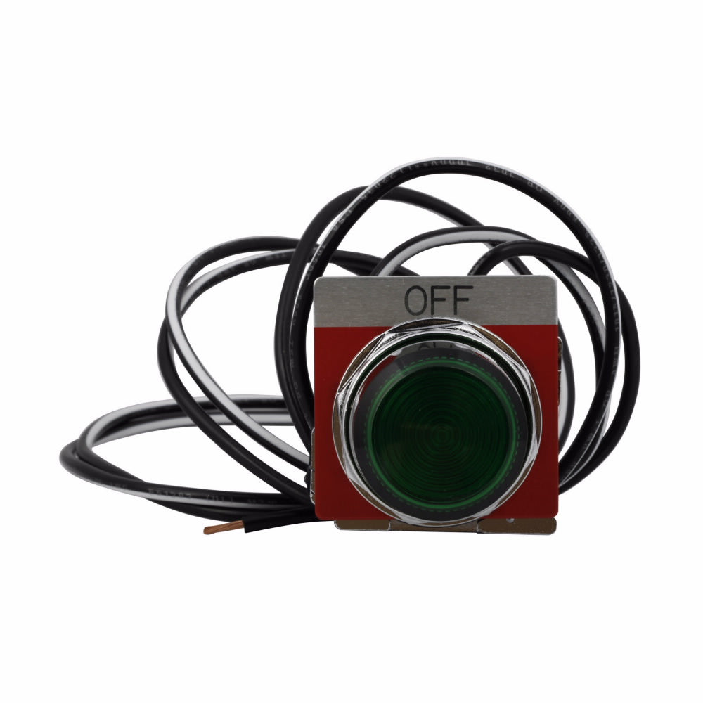 Cutler-Hammer C400T9C Pilot Light Kit 480V Red Run Indicator