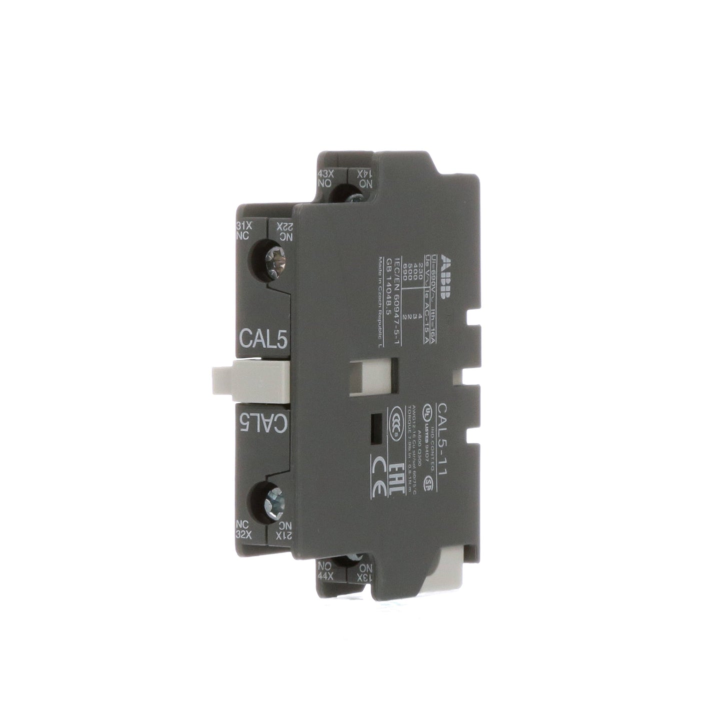 ABB CAL5-11 Auxiliary Contact | 1NO/1NC A-Line