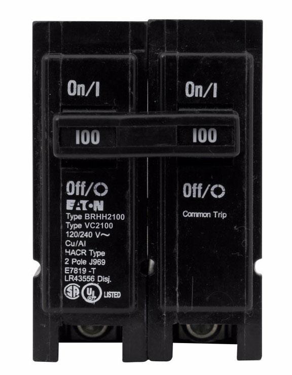 Cutler Hammer BRHH2100 Circuit Breaker | BR Series BRHH 240V 100A
