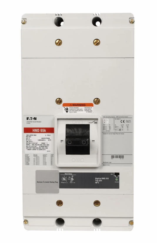Cutler Hammer CND3800T57W Circuit Breaker | 600V 800A 3P 50kA@480V Bolt-On Series C