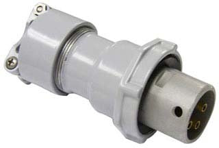 Crouse-Hinds CCP6044BC PowerMate Plug | 60A 600Vac/250Vdc 4-Wire 4-Pole Copper-Free Aluminum CCP