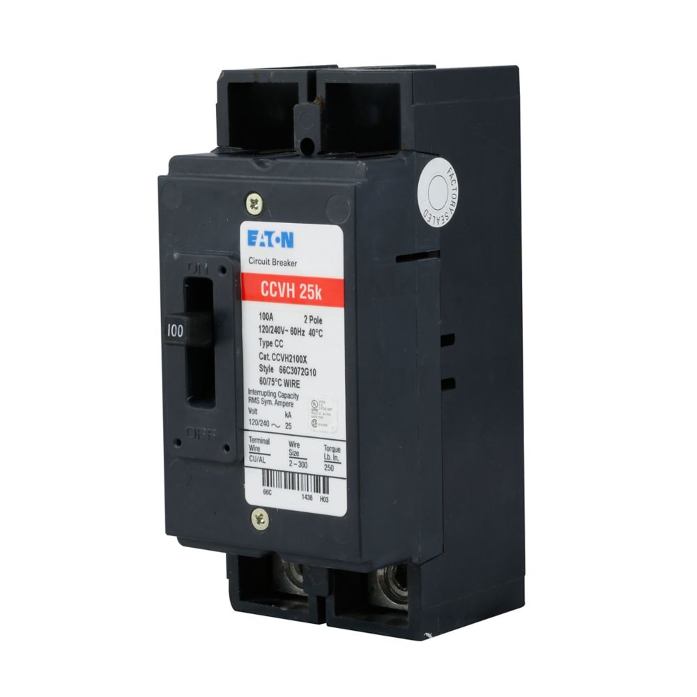 Cutler Hammer CCVH2200X Circuit Breaker | 240V 200A 2P 25kA@240V Bolt-On