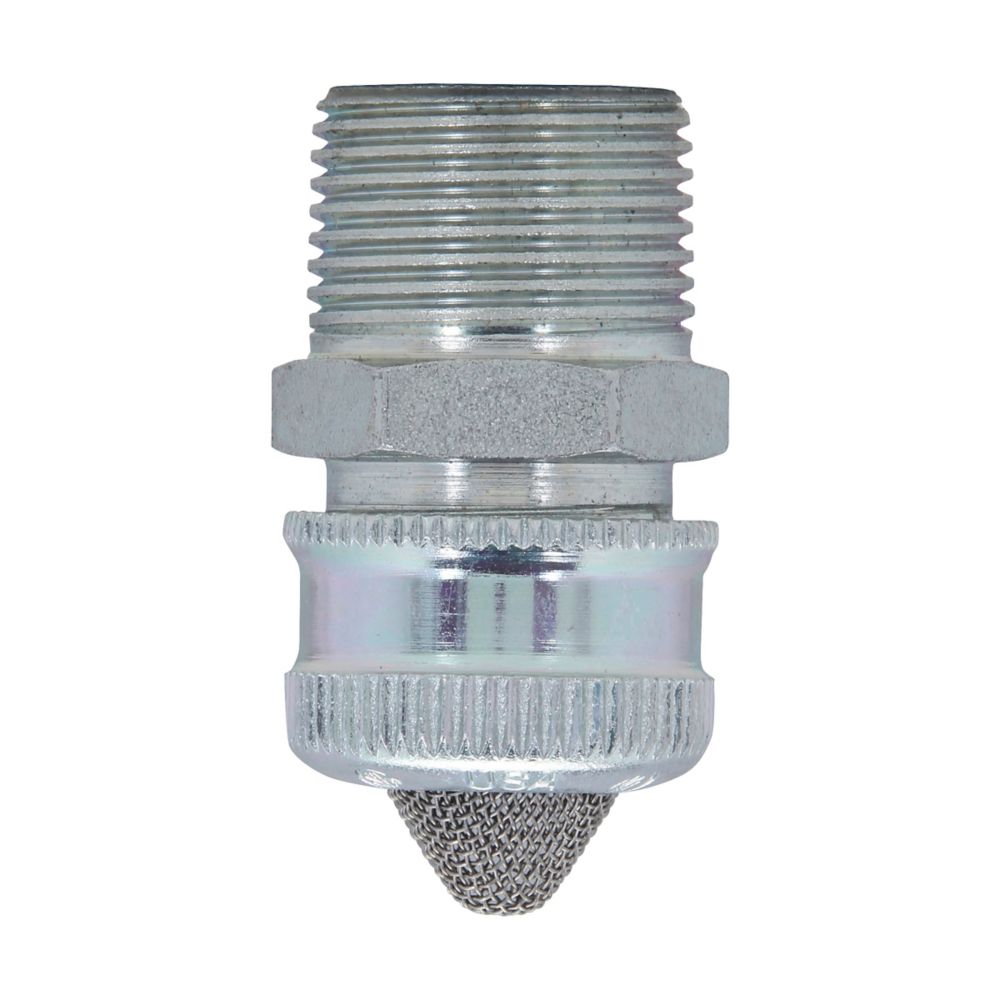 Crouse-Hinds CD1 Conduit Drain | Electro-Galvanized Steel 1/2" Male Thread CD Series