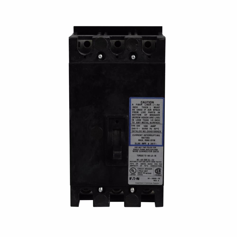 CHH3200H2X - Cutler Hammer Bolt-On 200 Amp 3 Pole Circuit Breaker - Essential Electric Supply