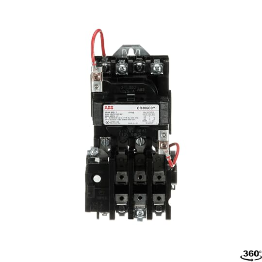 CR306C102 General Electric 300-Line Motor Starter 3 pole 3 phase 600V 27A 115V coil - Essential Electric Supply