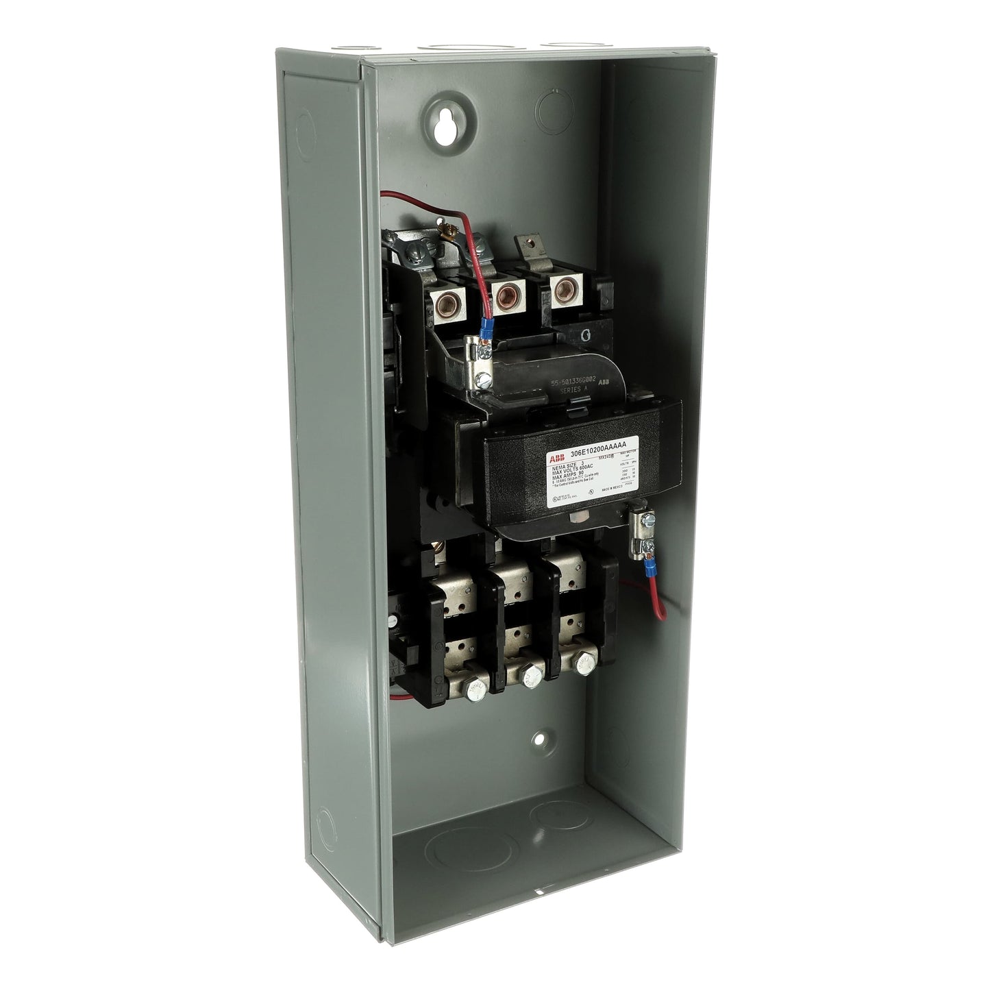 CR306H002 General Electric 300-Line Motor Starter 2 pole 1 phase 600V 9A 115V coil - Essential Electric Supply