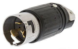 Hubbell CS8265C Twist-Lock Industrial Male Plug 50A 250V 2-Pole 3-Wire Grounding