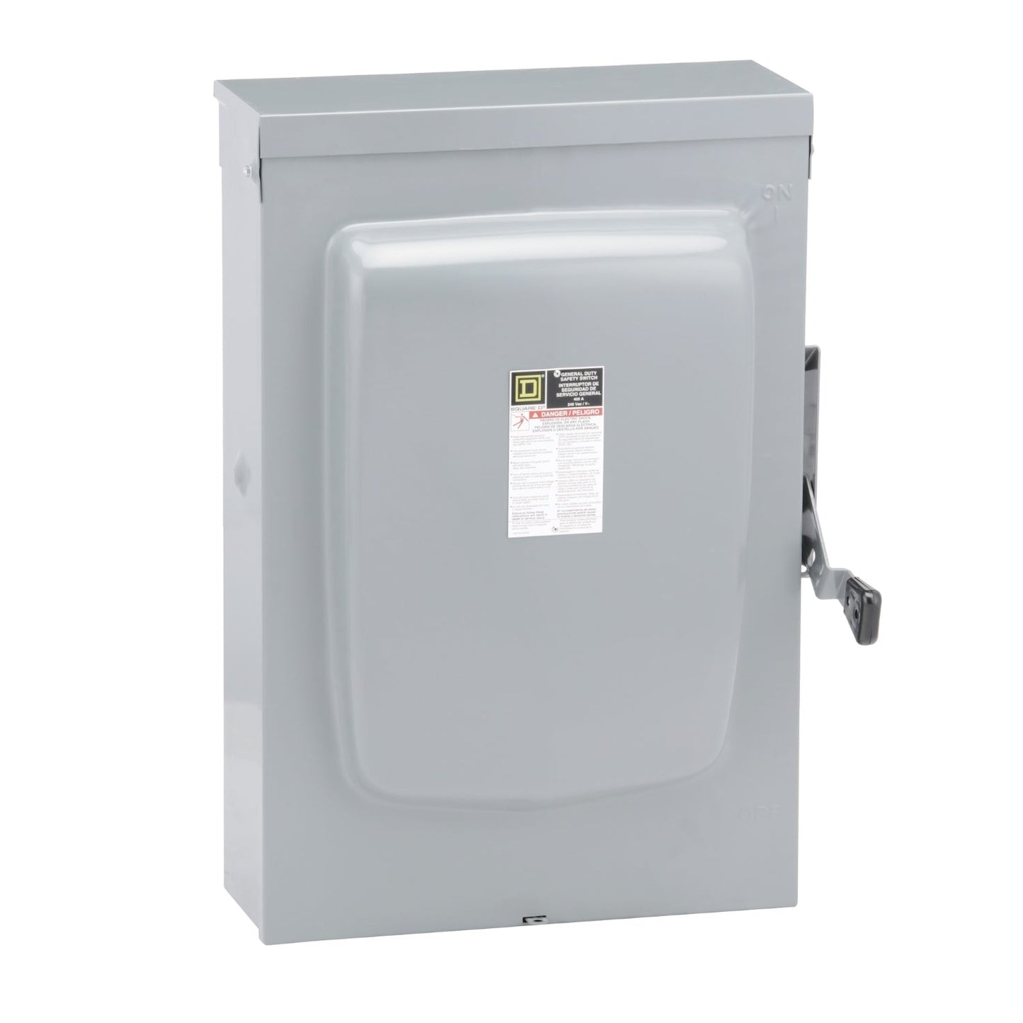 Square D D325NR Disconnect Switch 240V AC 400A Fusible Series E