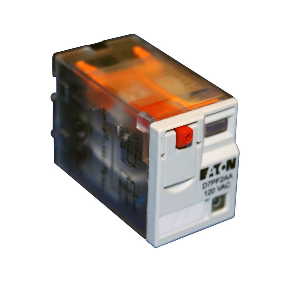 Eaton D7PF2AT1 Relay | 24Vdc Coil DPDT 15A D Series