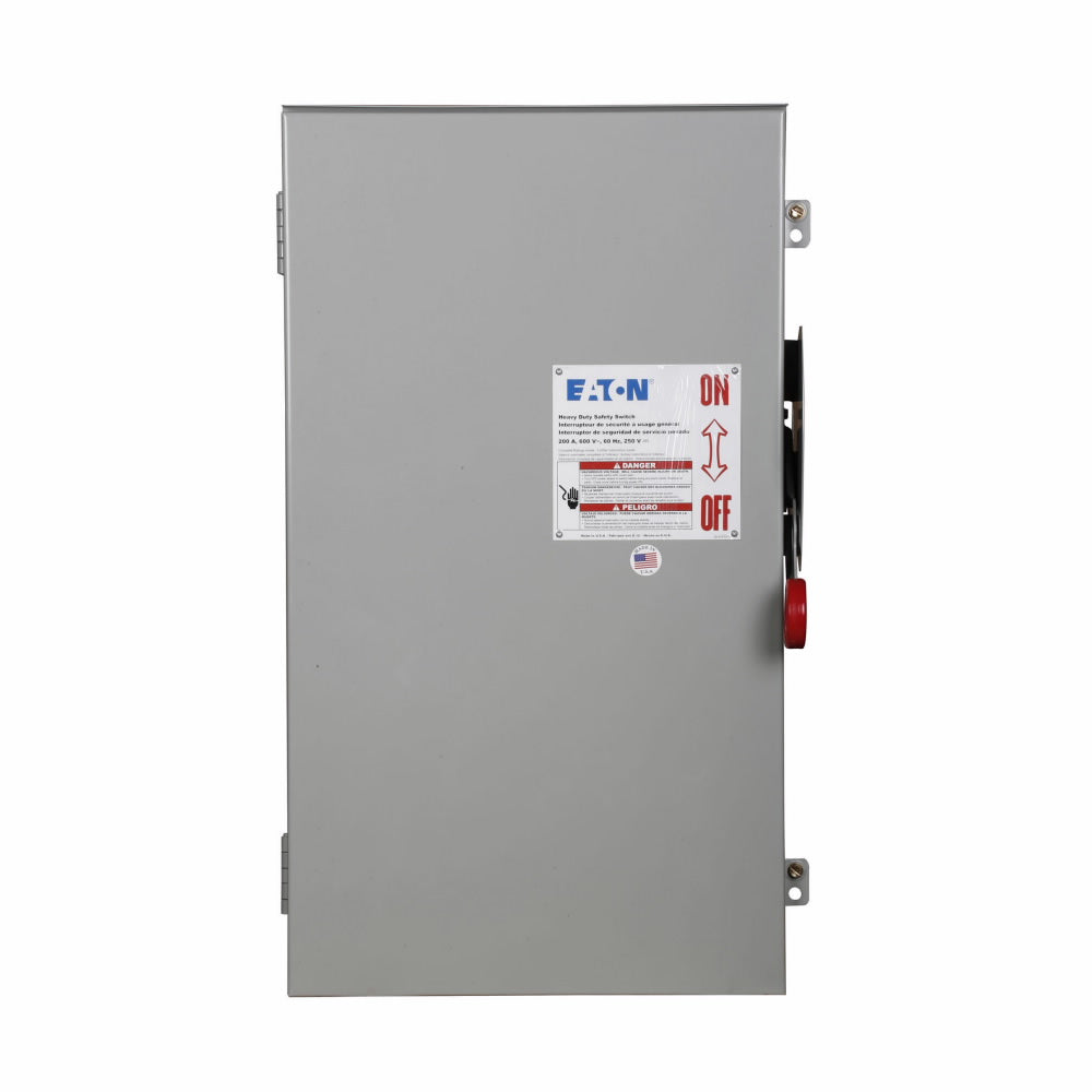 Cutler Hammer DH364URK Disconnect Switch 600 AC/250 DCV 200A Non-Fusible DH Series