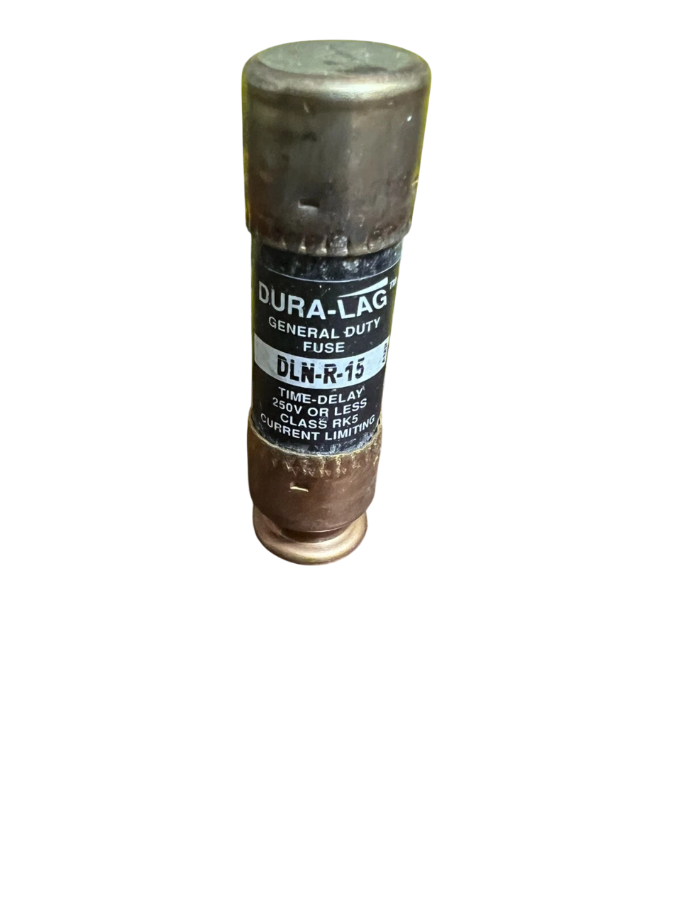 Cooper Bussmann DLN-R-15 Fuse | 250V 15A 200kA@250V RK5 Dura-Lag