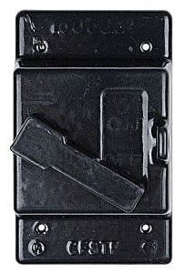 Ocal DS185G PVC Coated Aluminum Switch Cover | 1-Gang Surface Mount Lever Operator Vertical Mounting FS/FD Series