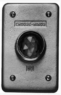 Crouse-Hinds DS24G Pilot Light Cover | Red Jewel DS