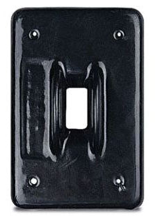 Ocal DS32G Electrical Device Box Cover Feraloy Iron Alloy Single-Gang