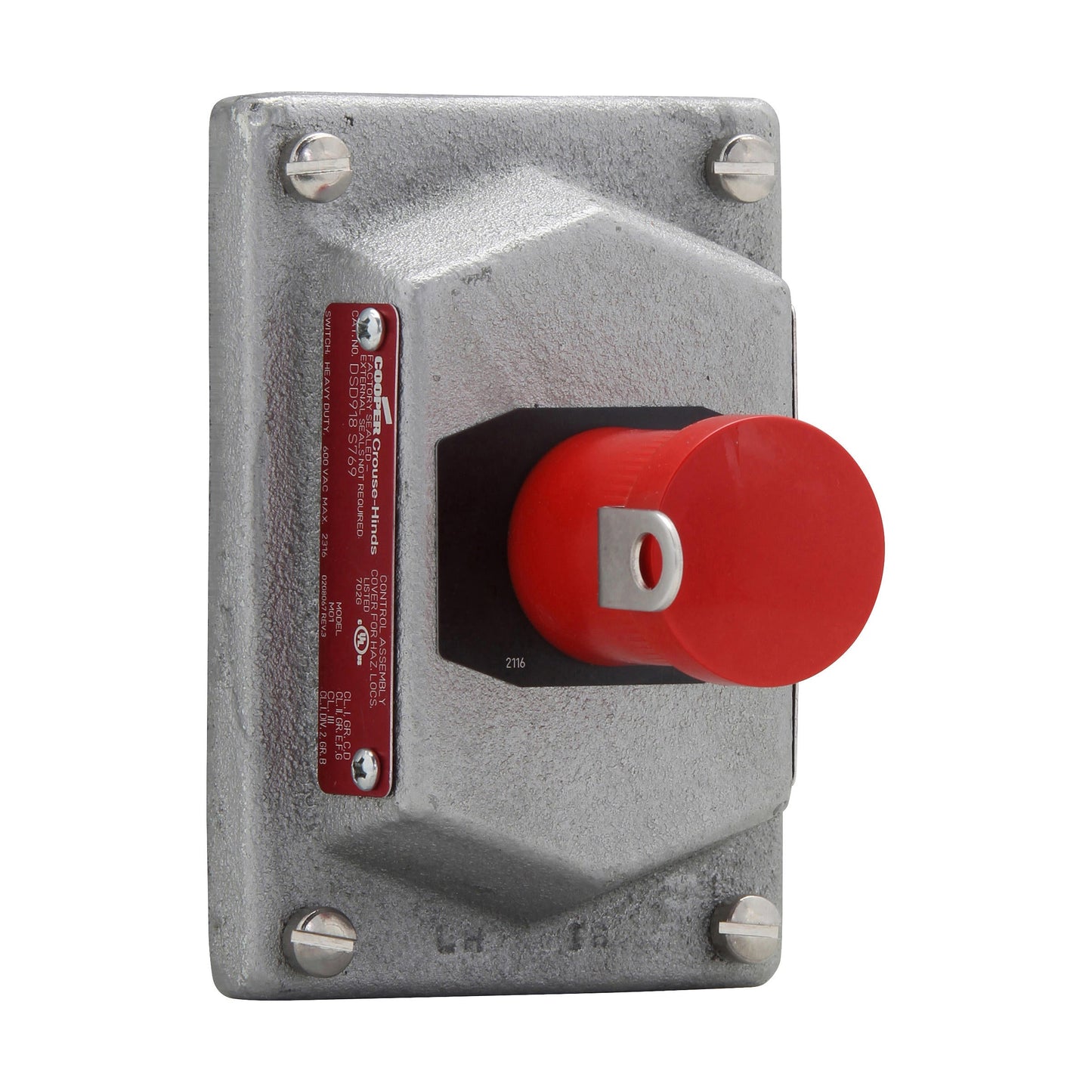 Crouse-Hinds DSD918S769 Enclosure | 10A 600V DSD Series