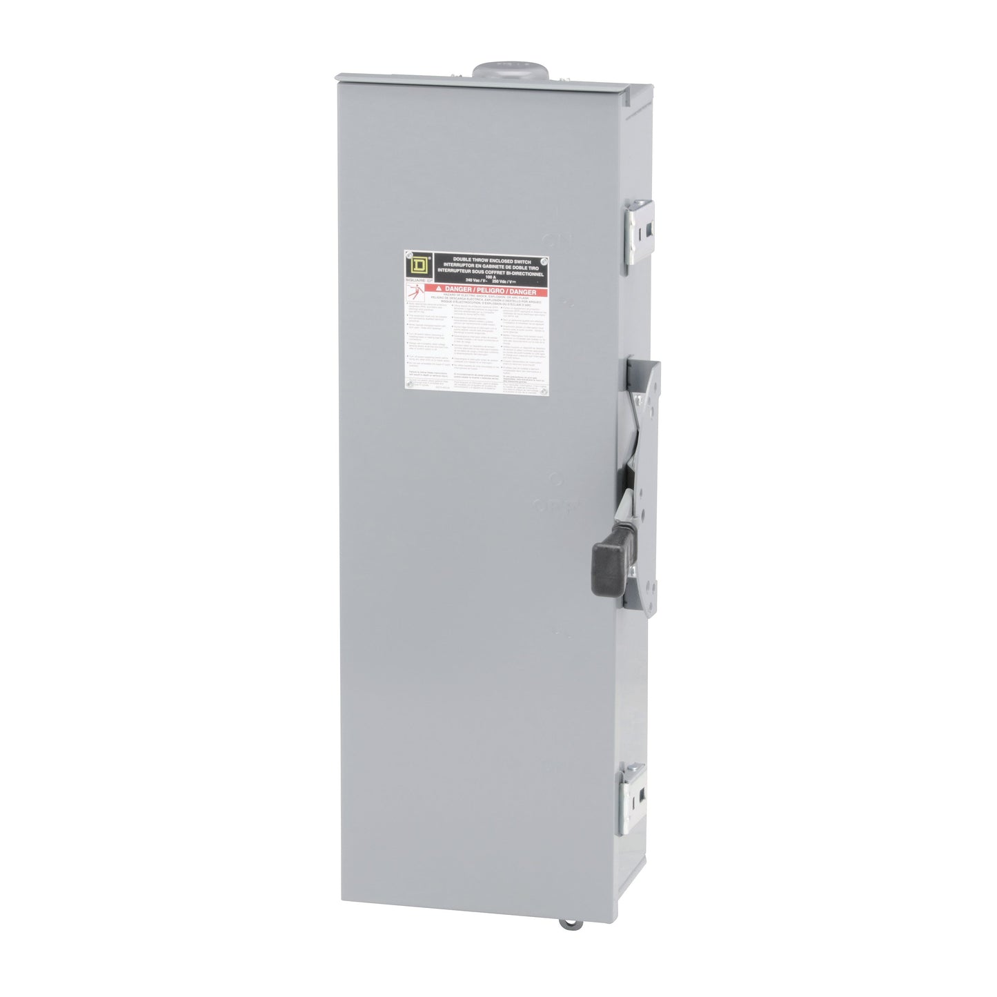 Square D DTU323RB Disconnect Switch | 240V AC 100A 3P Non-Fusible 200kA@240V NEMA 3R