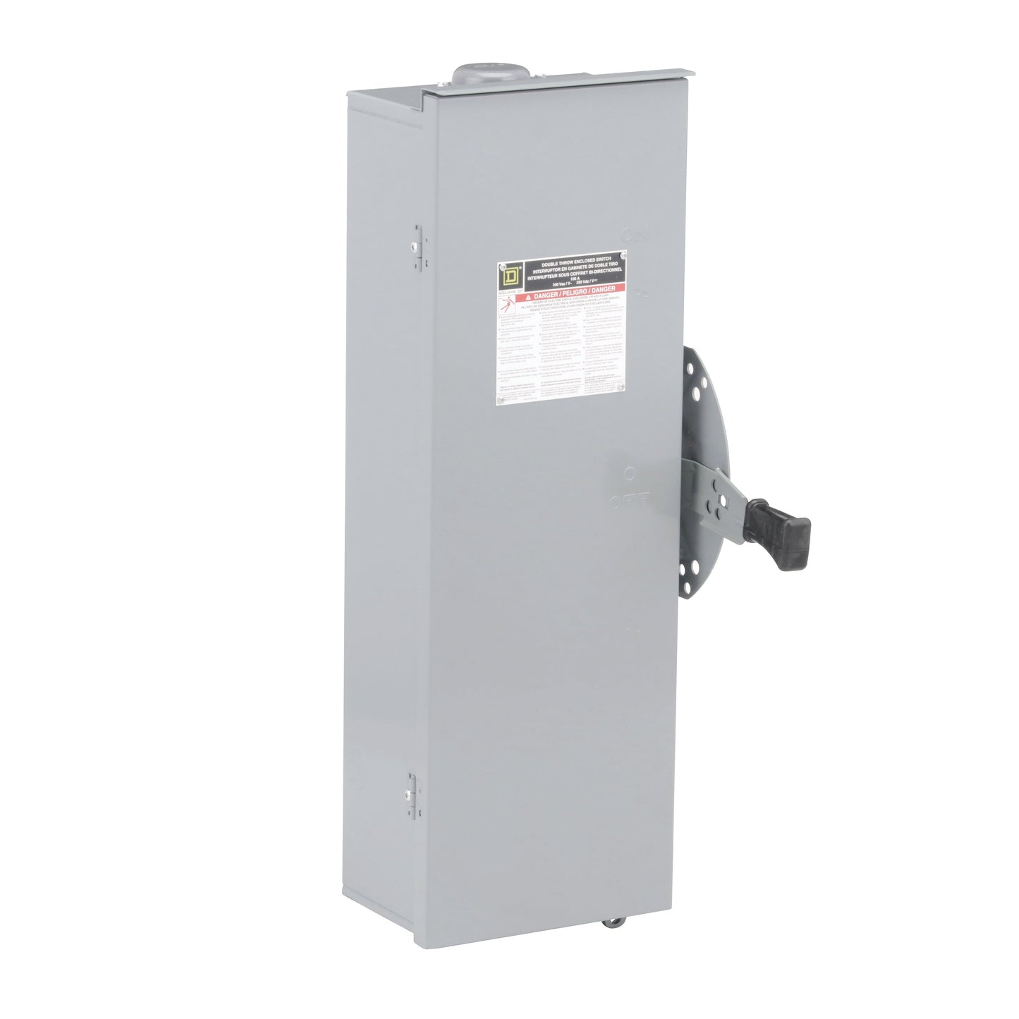 Square D DTU323RB Disconnect Switch | 240V AC 100A 3P Non-Fusible 200kA@240V NEMA 3R