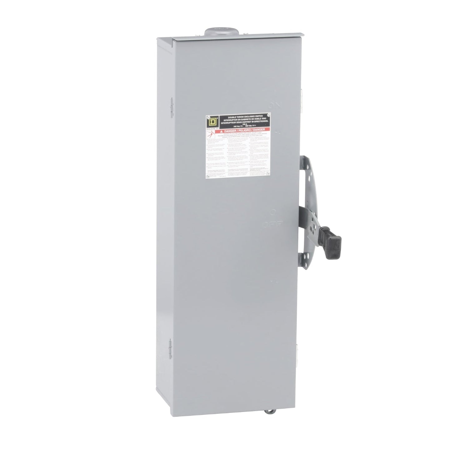 Square D DTU323RB Disconnect Switch | 240V AC 100A 3P Non-Fusible 200kA@240V NEMA 3R