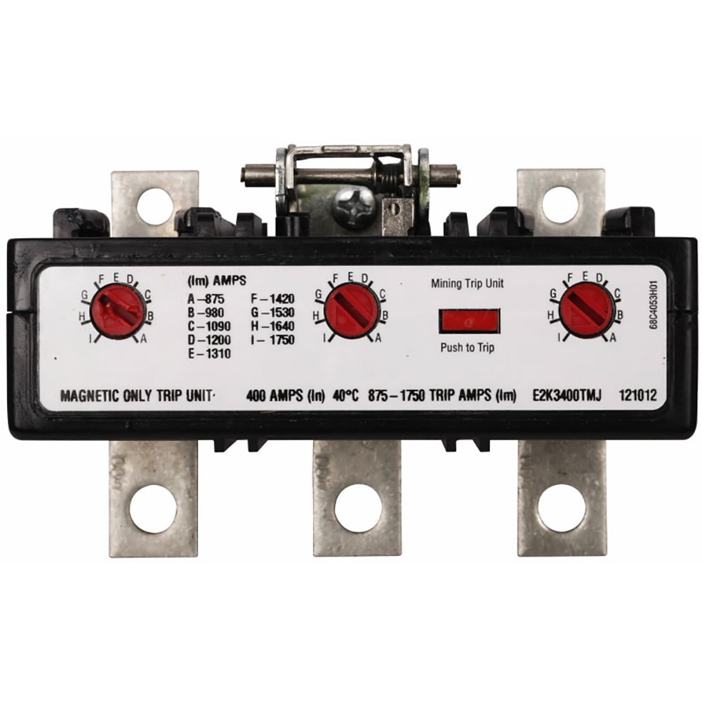 Eaton E2K3400TMN Trip Units & Programmers | 3 Pole 600V 400A Magnetic Only Series C