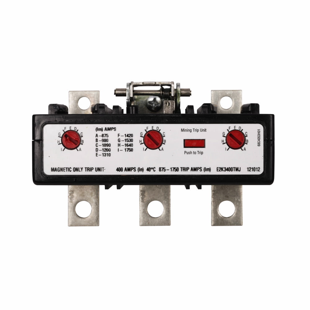 E2K3400TMR - Eaton 600V 3 pole circuit breaker - Essential Electric Supply