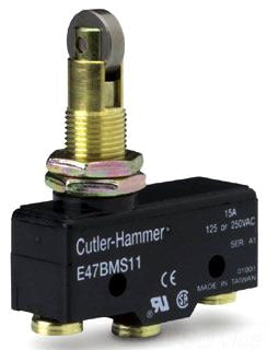 Cutler-Hammer E47BMS11 Precision Limit Switch | 15A 250Vac/6A 30Vdc SPDT E47 Series