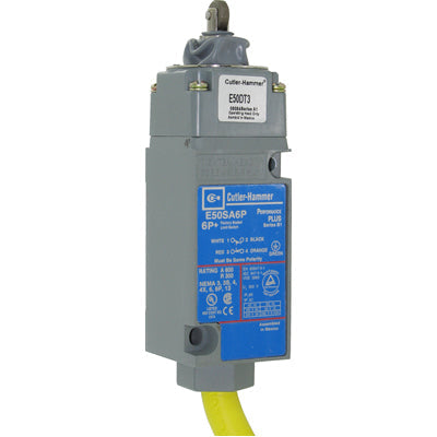 Cutler-Hammer E50AT36P Limit Switch | 10A 240Vac 1A 250Vdc Die-Cast Zinc IP67/IP69K E50 Series