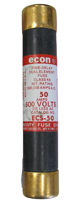 Edison ECS50 Fuse | 600V 50A 100kA@600V RK5 Econ