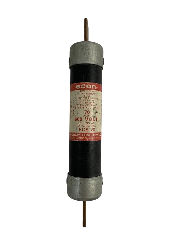 Edison ECS70 Fuse | 600V 70A 100kA@600V RK5 Econ