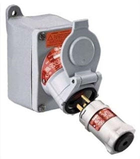 Appleton EFSC1752023 Receptacle | 20 Amp 125 VAC 3-Pole 2-Wire Dust-Ignitionproof