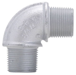 Crouse-Hinds EL195 Conduit Elbow | 90° 1/2" Feraloy Iron Electro-Galvanized EL Series