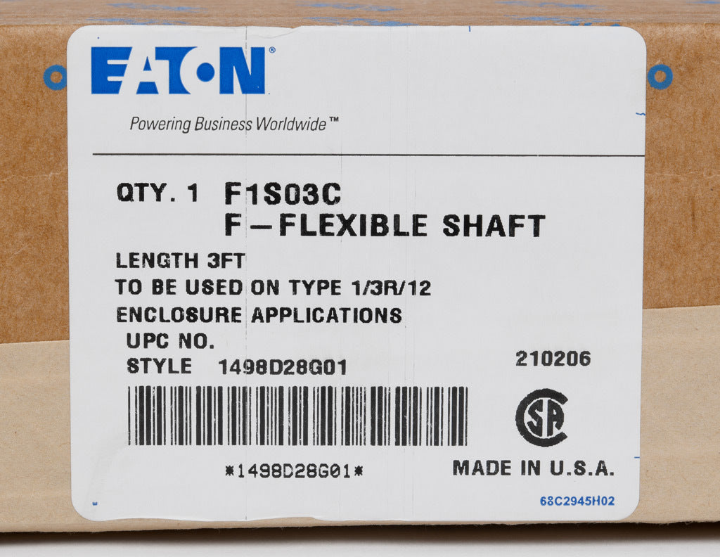 Cutler Hammer F1S03C Circuit Breaker | Operating Handles Series C