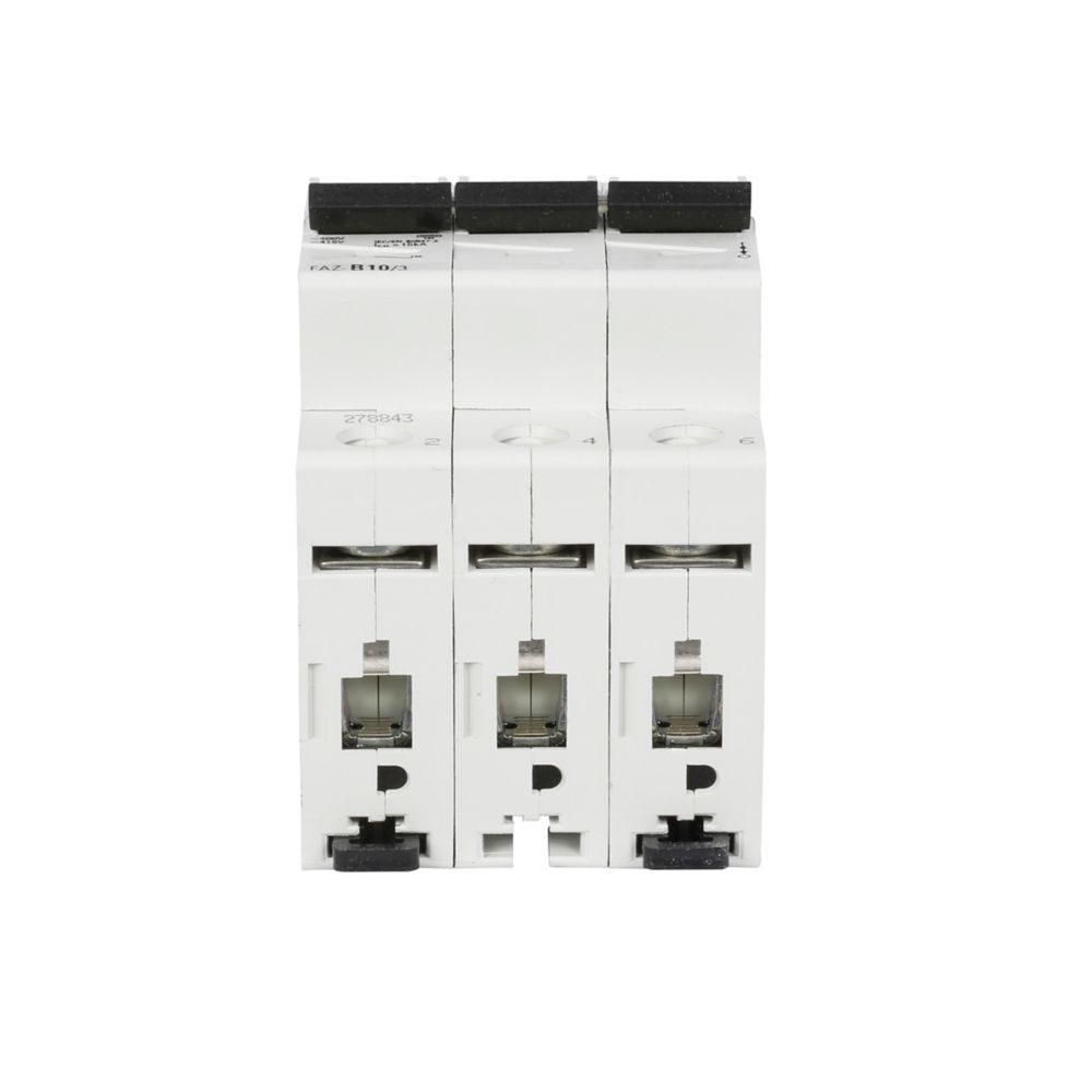 Eaton FAZ-C1.6/3 Circuit Breaker | 480V 1.6A 3P 10kA@277/480V Feed-Thru FAZ Series
