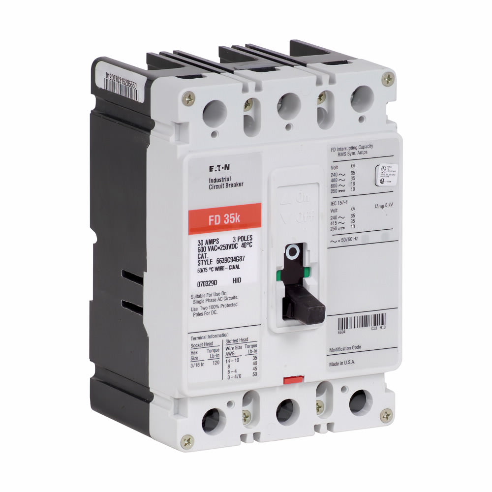 FD3100I - Eaton circuit breaker - Essential Electric Supply