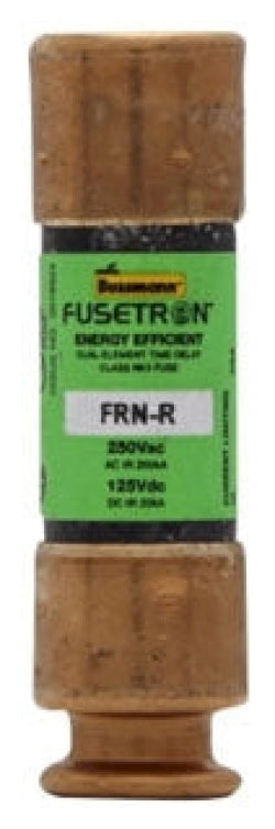 Cooper Bussmann FRN-R-1-1/4 Low Voltage Fusetron 250V 1A Fuse - Essential Electric Supply