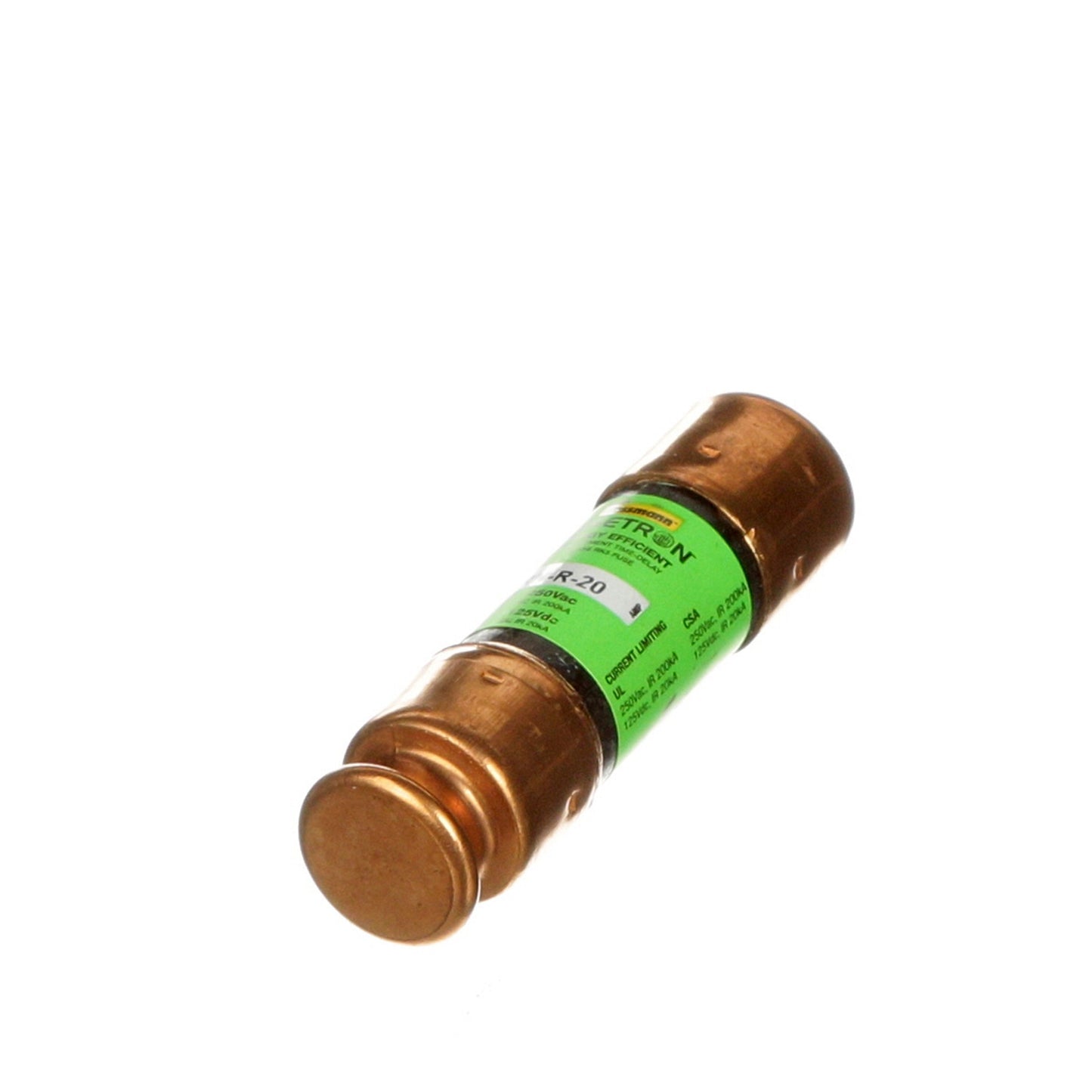 Bussmann FRN-R-20 Low Voltage Fuse | 250V 20A 200kA@250V RK5 Fusetron
