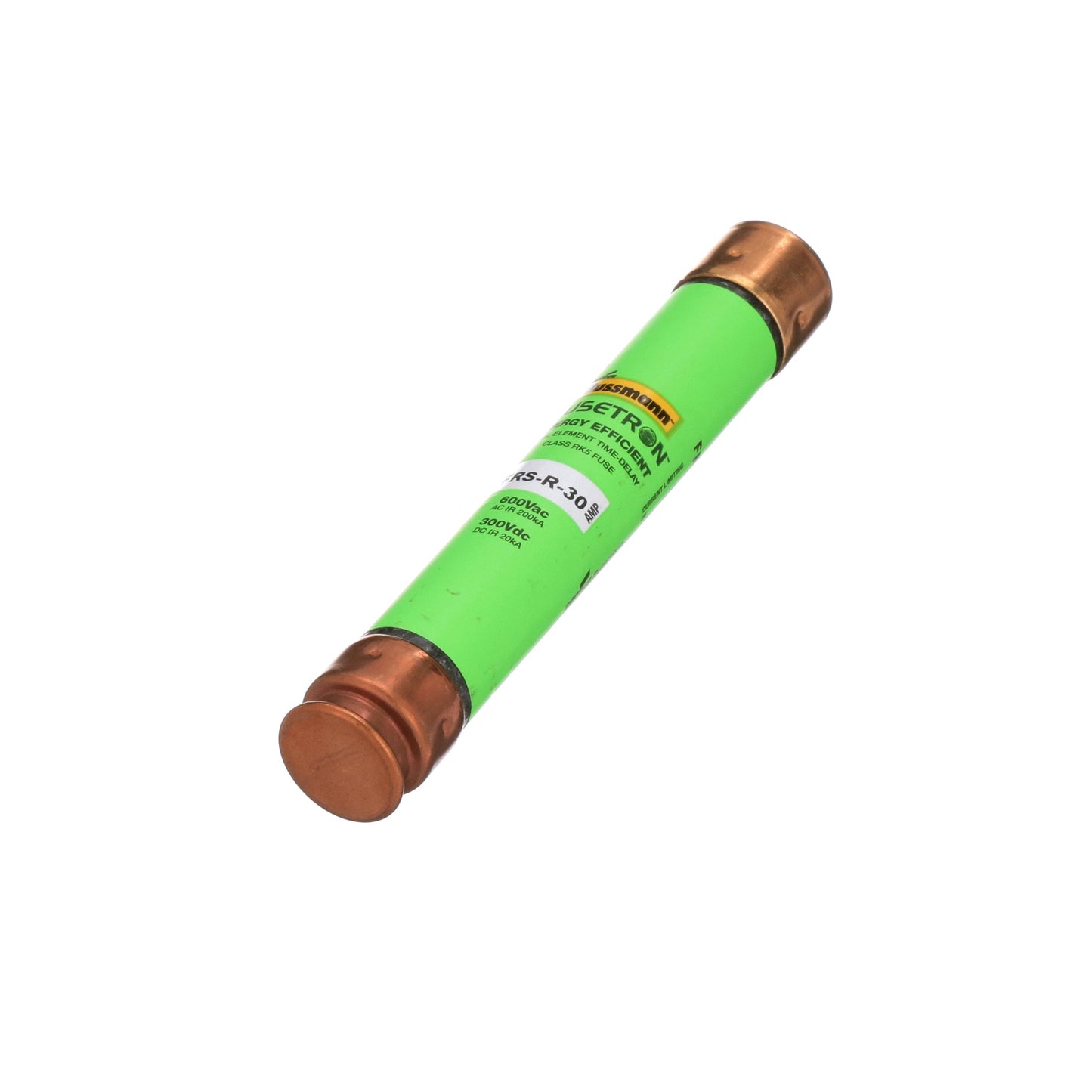 Bussmann FRS-R-30 Low Voltage Fuse | 600V 30A 200kA@600V RK5 Fusetron