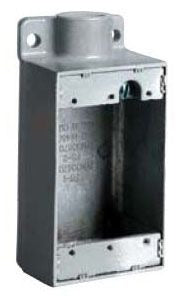 Hubbell FS2M Device Box | ¾" Iron Shallow Dead End