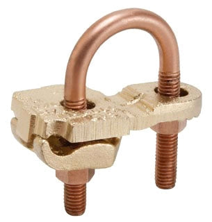 Burndy GAR3907BU Mechanical Grounding Connector 4-4/0 AWG 3/8" Stud UL467 CSA RoHS
