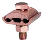 Burndy GC2626 Mechanical Grounding Connector | 4 AWG to 2/0 AWG 1/4" Bar 3/8" Stud Silicon Bronze UL467