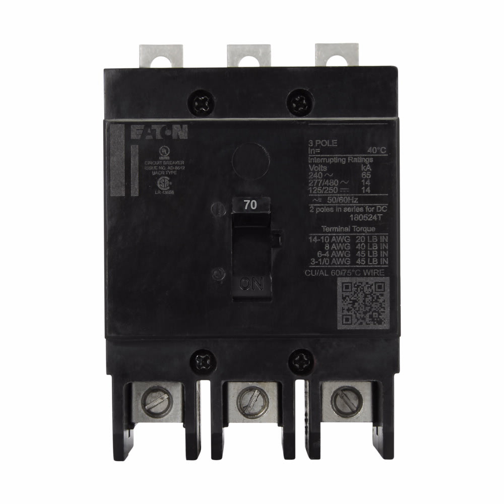 Eaton GHB3070S1 Circuit Breaker | Series C GHB 480V 70A